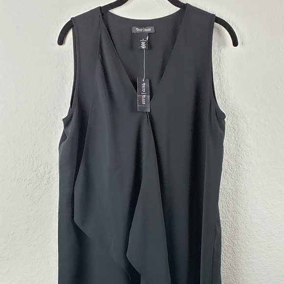 White House Black Market Dresses & Skirts - WHBM | NWT V-Neck Sleeveless Ruff-Front